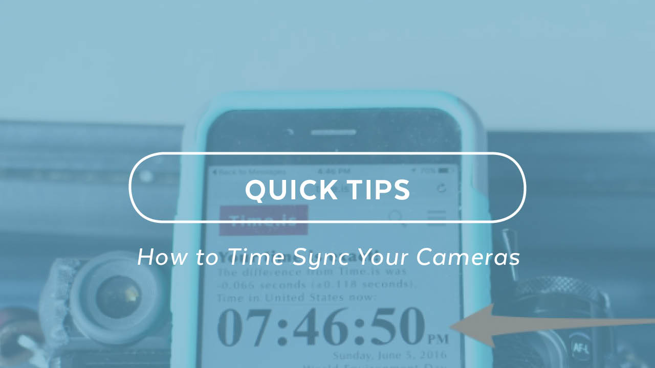 How to Time Sync Your Camera V