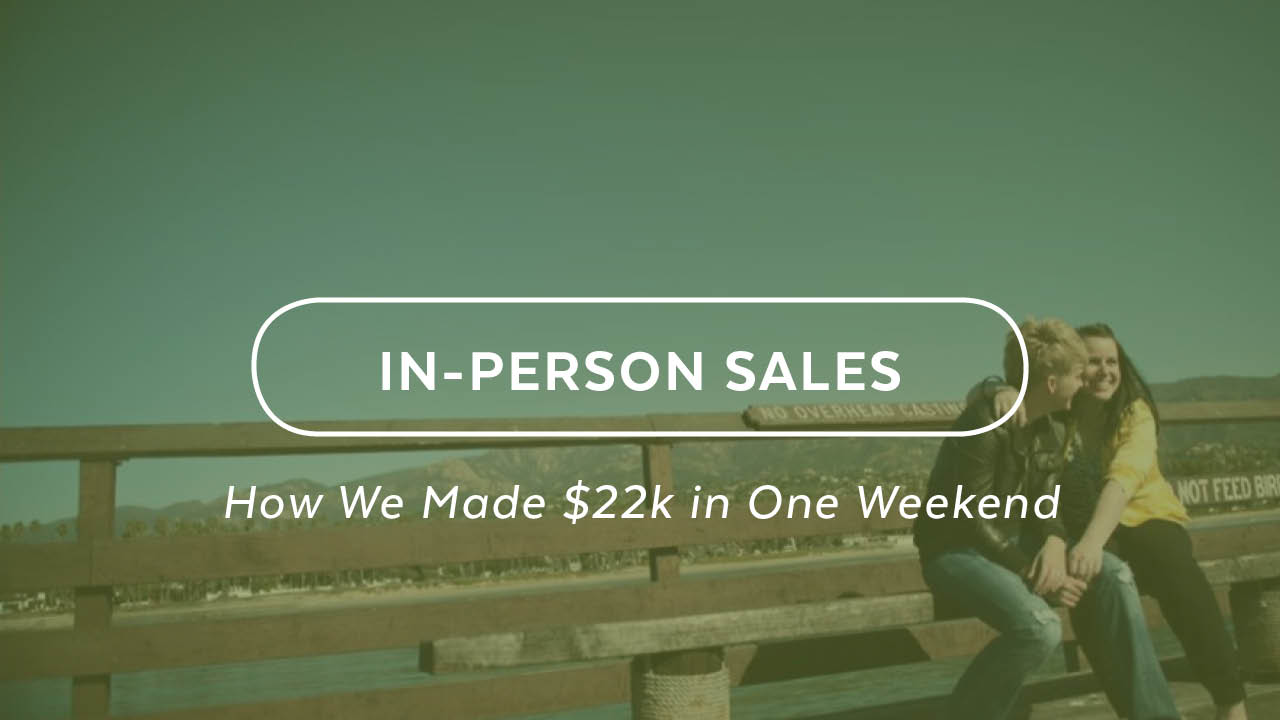 In-Person Sales - Beginning with Fundy Designer